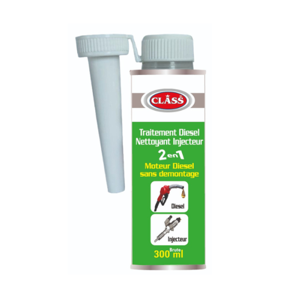CLASS TRAITEMENT DIESEL NETTOYANT INJECTEUR 2EN1 AUTO MOTEUR DIESEL 300ML