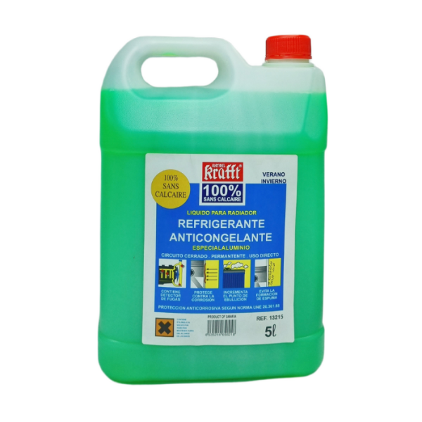 KRAFFT 100% SANS CALCAIRE ANTIGEL AUTO VERT 5L
