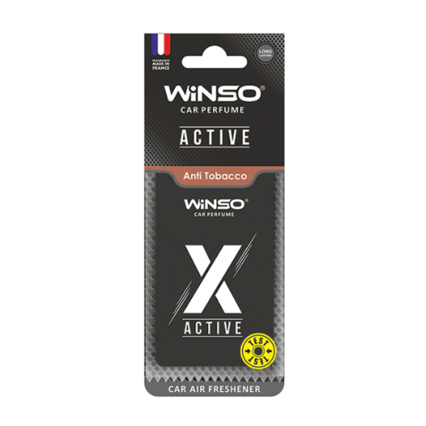 WINSO PARFUM AUTO TABLEU X ACTIVE ANTI TABACCO