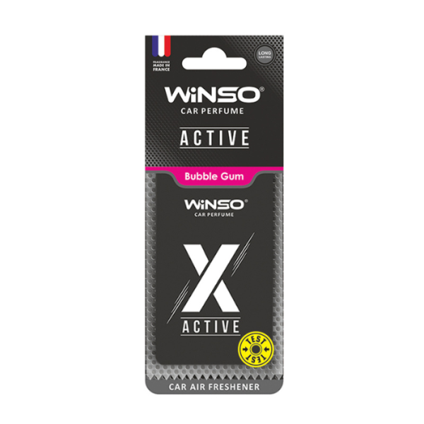 WINSO PARFUM AUTO TABLEU X ACTIVE BUBBLE GUM
